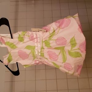 Cherokee Infant Bubble Style Hem Dress